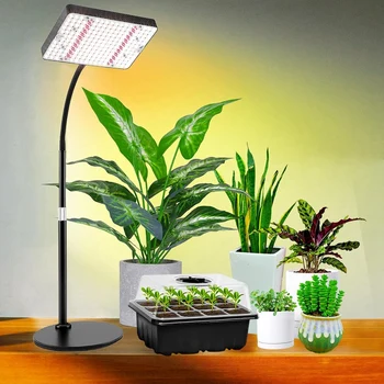 1 BUC Top de Masă Cresc de Lumină 200W Birou Lumini de crestere Pentru Plante de Interior UV-IR întregul Spectru de Plante în Creștere Lampa Reglabile pe Înălțime
