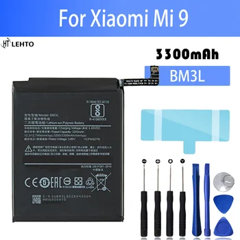 100% Original, Acumulator de schimb Pentru Xiaomi 9 MI9 M9 KM 9 BM3L Autentic Telefon Baterie de 3300mAh Cu Instrumentul de