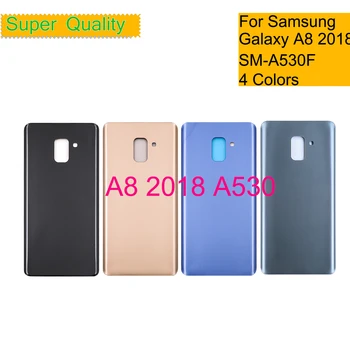 10buc/Lot Pentru Samsung Galaxy A8 2018 A530 Capac Baterie Spate carcasa Spate Locuințe Ușă Corp Sasiu Shell Cu Lentilă aparat de Fotografiat