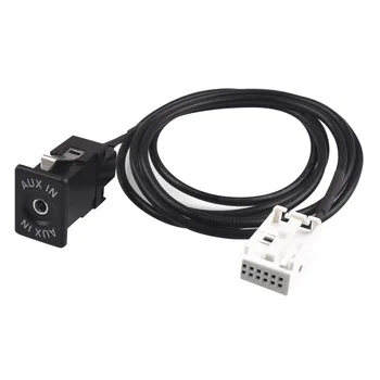12PIN Aux Audio Cablu Priză Adaptorul de Interfață Cablu Pentru Peugeot 307 308 408 407 507 pentru Citroen RD4 C2 C4 C5