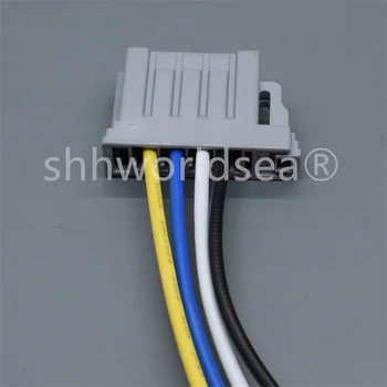 1Set 4 Pin 2.8 MM 7283-2105-40 Gri Automobile Cablu Electric Desigilat Soclu Conector Plug Cu Terminal