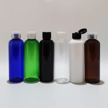 40pcs 200ml Gol Negru Sticla de Plastic Flip Capacul de Sus,Cosmetice, Ambalaje, Containere Pentru Sampon gel de Dus Sapun Lichid Sticla