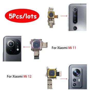 5Pcs/o mulțime Original Spate, Camera din Spate Pentru Xiaomi Mi 12 11 10T 9 Lite Mi12 Mi11 Mi10T Mi9 Camera video Frontală și Spate Modulul Vedere Spate