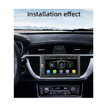6.2 Inch Radio Auto cu Wireless CarPlay, Android Auto Stereo Receptor Ecran Tactil Bluetooth FM USB HD MP5 Player