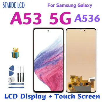 6.5 inch Pentru Samsung A53 5G Display LCD Touch Ecran Digitizor de Asamblare Pentru A536 A536B A536B/DS Înlocuirea cu Cadru