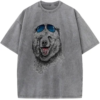 90 vintage unisex spălat vechi T-shirt Hip Hop Streetwear Bărbați Spălat tricouri 2023 Spălat Vechi de Înaltă Calitate T-shirt