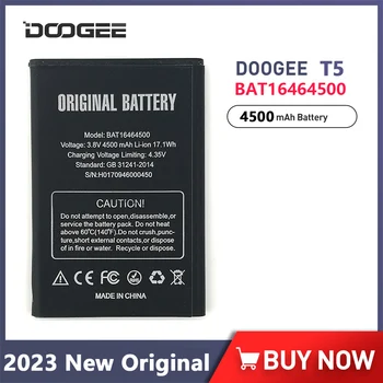 Acumulatorul Original pentru DOOGEE T5, de Înaltă Calitate, Baterii de Telefon, Noi, 4500mAh, BAT16464500