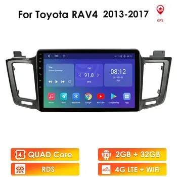 Android 10 10.1 Inch Radio Auto Player Multimedia Pentru Toyota RAV4 2013 2014 2015 2016 2017 Navigare GPS Stereo 2 Din Carplay