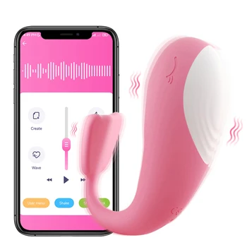 Balena Chilotei Vibrator Wireless Bluetooth Control Purta Vibratoare Ou G Spot Clitoris sex Feminin Cuplu Penis artificial Jucarii Sexuale pentru Femei