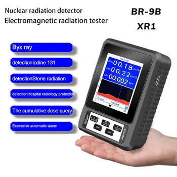 BR-9B-XR-1 Portabil Geiger Detector de Radiații Nucleare Dozimetru Personal Marmură Tester XRay Dozimetru de Radiație