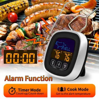 Bucatarie Electrica Termometru Alimentar Digital de Bucatarie de Gătit Mâncare de Carne Termometru Cu Sonda Pentru GRĂTAR Fumător Gratar Cuptor