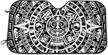 ChinaOEM Maya Calendar Aztec Auto Parbriz Parasolar Cortina Masina Camion SUV Bloca razele Uv Universal se Potrivesc Vehiculului Fereastra Capac Vizor