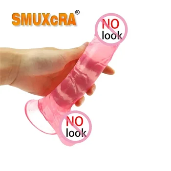 Clar penisului penis artificial sex feminin orgasm vaginal masturbator Dick jucării sexuale vaginale alunecare dildo cu ventuza puternica sex sex adult produse