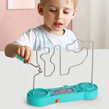 Copii Collison Șoc Electric Jucărie Educație Electric Touch Labirint Joc de Petrecere Joc Amuzant Experiment de Jucarii pentru Copii Cadouri