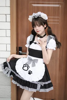 Cosplay Menajera Joc de Rol Uniformă Kawaii Îmbrăcăminte pentru Lolita Fata de Halloween Plus Dimensiune Cosplay Menajere Tinuta Anime Costume S-5XL