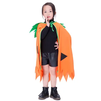 Costum de Halloween Dovleac Băieți Fete Cosplay Cape Performanță Pânză pentru Copii și adulți