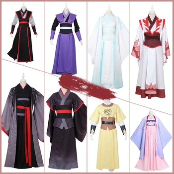 Dao Mo Shi Wei Wuxian Tineri/Lan Wangji/Jiang Cheng/Jiang Yanli Maestru de Demonic Cultivarea Anime Cosplay Costum