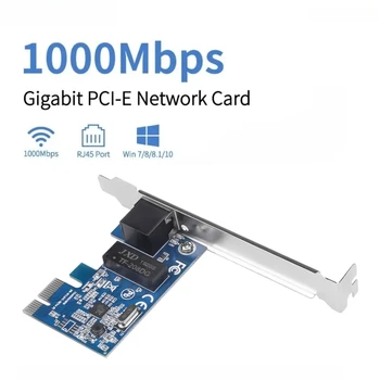 Desktop PCI-E Gigabit Wireless Adapter 10M/100M/1000Mbps RJ45 Port RTL8111 Viteză Mare Rețea de Jocuri Card pentru WinXP/8/10/11