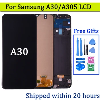 Display Pentru Samsung A30 A305/DS A305FN LCD Display cu Touch Screen Digitizer Asamblare Pentru Samsung A30 lcd
