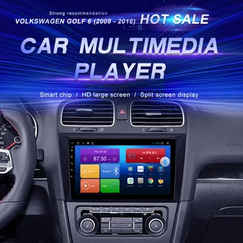 DVD auto Pentru Volkswagen Golf 6 2008 - 2016 Radio Auto Multimedia Player Video de Navigare GPS Android 10.0 Dublu Din