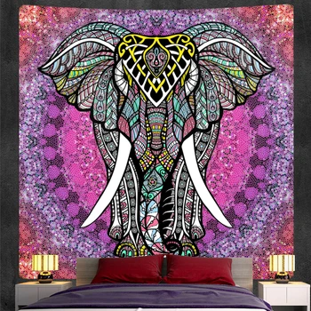 Elefant Indian Dumnezeu Mandala Tapiserie Decor Acasă Tapiserie Boem Decor În Stil Hippie De Mari Dimensiuni Tapiserie Saltea