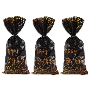 Fericit Ziua de naștere Sac de Cadouri, Ambalaje de Ciocolată Consumabile Partid Bomboane pentru Copii Pungi de Decor Floricele Dulciuri Confetti Multumesc
