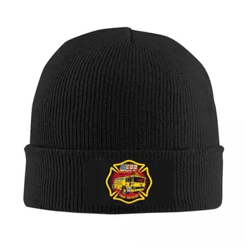 Foc de Salvare Pompier ARFF Capota Pălărie de Tricotat Pălărie Bărbați Femei Hip Hop Unisex Cald Iarna Căciuli Capac