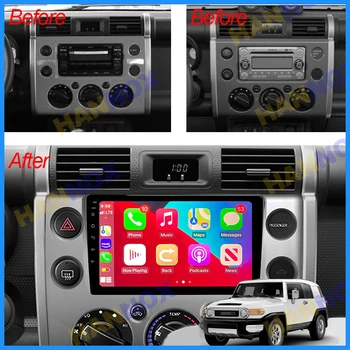HANNOX Android Radio Auto pentru Toyota FJ Croazieră 2006 -2023 Multimedia Video Player Stereo de Navigare GPS 2din Unitatii Cu Cadru
