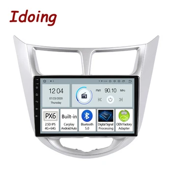Idoing Android Auto Radio Auto Media Player Pentru Solaris 1 2 Hyundai-Accent Verna 2010-2016 de Navigare GPS Capul Unitate Plug and Play