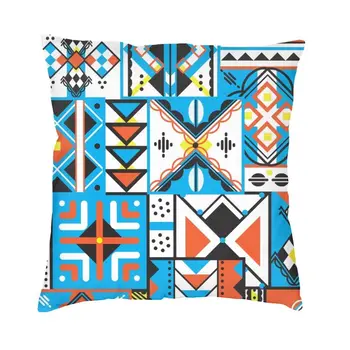 Kabyle Africa Grafic Geometric Arunca Perna 40*40cm Decor Acasă Maroc Stil Lux Pătrat Pernele de Acoperire Pillowcover