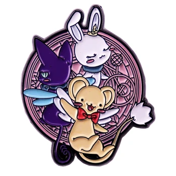 Magic Anime Colectare Email de Pin Rever Insigna Ace de Haine pentru Barbati Ace de Rever pentru Rucsaci Pini Moda Bijuterii Accesorii