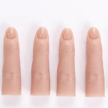 Manichiura Practică Degetele de Unghii de Formare pentru Unghii Acrilice Incepatori Gel de Siliciu Consumabile