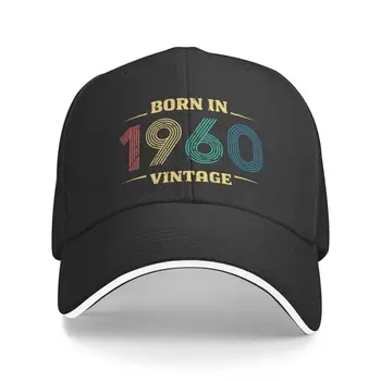 Moda Unisex Vintage-a Născut de Ziua În 1960 Șapcă de Baseball Adult 62th Cadou de Ziua Reglabil Tata Pălărie Femei Bărbați Hip Hop