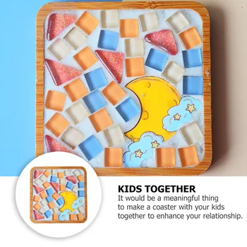 Mozaic Coaster DIY roller-Coastere Kit de Consumabile obiecte artizanale lucrate Manual pentru Copii Meserii