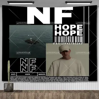 NF SPER Tapiserie Hip Pop Rapper Album de Muzica Postere de Arta tapet Pentru Dormitor Decor Acasă Estetice Perete Agățat Haine