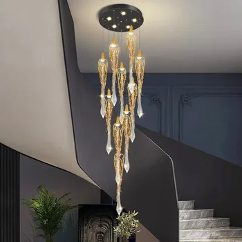 Nordic home decor sala de mese Pandantiv lampa iluminare interioară lampă de cristal agățat candelabru lumina lămpi pentru camera de zi