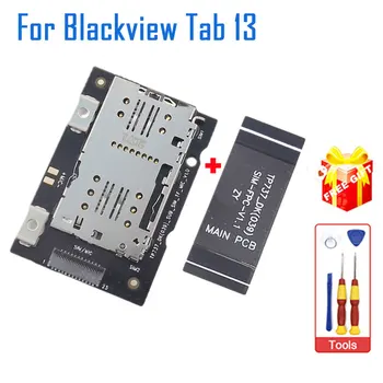 Nou, Original, negru vezi Fila 13 cartelă SIM Slot pentru Card Titular de Bord Cu Cartelei SIM prin Cablu FPC Accesorii Pentru Blackview Fila 13 Tablete