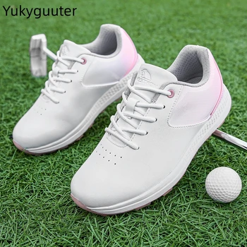 Nou Pantofi de Golf pentru Femei Impermeabil Respirabil Golf Pantofi de sex Feminin de Rotație Șireturile Adidasi Sport Non-alunecare de Formatori