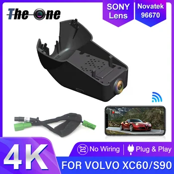 Nou! Plug and play UHD Dual Lens Auto DVR Video Recorder Wifi 4K Cam de Bord Pentru Volvo XC60/S90 2022 2023 Camera Frontală DashCam