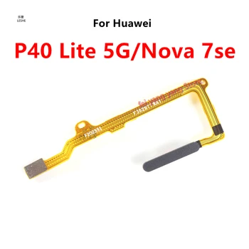 Original Pentru Huawei P40 Lite 5G Butonul Home Touch ID Senzor de Amprentă digitală Flex Cablu Flex Butoane de Meniu
