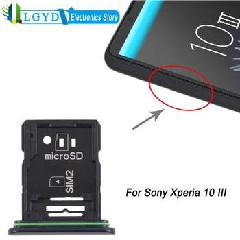 Original SIM Card Tray + Cardul SIM / Micro SD Card Tava pentru Sony Xperia 10 III