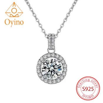 Oyino NOUĂ Explozie S999 argint moissanite diamant floarea soarelui femeie colier moda coreeană populare clavicula lanț