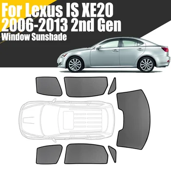 Personalizat Magnetic Geamul Mașinii Parasolar Pentru Lexus IS250 IS350 2006-2013 XE20 2nd Gen Perdea Ochiuri Fata Rama Parbrizului Cortina