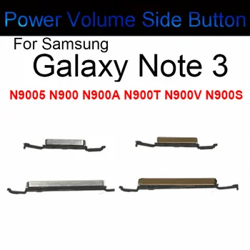 Putere Butoanele de Volum Pentru Samsung Galaxy Note 3 PE OFF Putere Butoane de Volum Laterale Cheile Părți N9005 N900 N900A N900T N900V N900S