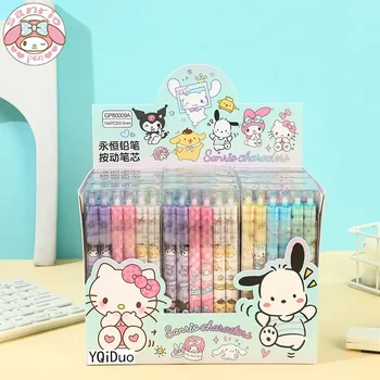 Sanrio 12-144pcs Creion Mecanic Kawaii Hello Kitty Pochacco Melodie Creion-gratuit Hb Școala Primară Papetărie, Rechizite de Birou