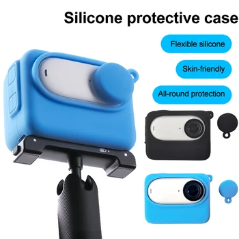 Silicon de Protecție Caz Pentru Insta360 Go3 Mini Camera Acoperi Caz de Protecție Anti-zgârieturi Sport Camera Protector pentru Insta360 Go3