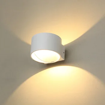 Simplu cu LED-uri Lumini de Perete Sconces Scara Baie Vanitatea corp de iluminat Modern Lampă de Perete Decor Acasă Balcon Iluminat Exterior