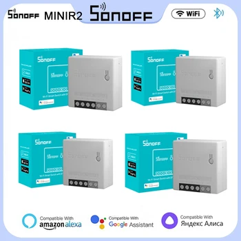 SONOFF MINIR2 WiFi Cronometrul Comutator Mini R2 DIY Comuta Modul Doi de Control Mod de Lucru Cu Alexa de Start Google Ewelink Control de la Distanță