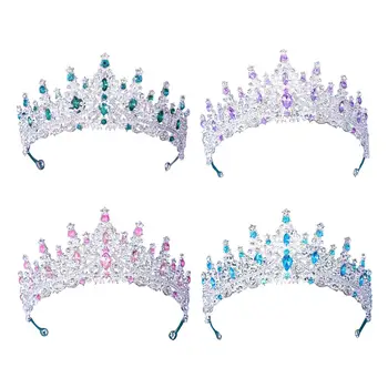 Stralucind Coroana de Mireasă Bijuterii, articole pentru acoperirea capului Printesa Headpieces pentru Etapa Producții Festival de Halloween Costum Carnaval