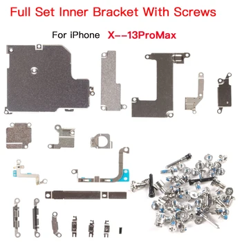 Suport de Metal Titular Cu Full Set de șuruburi de Înlocuire Pentru iPhone X XR XS 11 12 13 Mini Pro Max Interior Piese de Mici dimensiuni